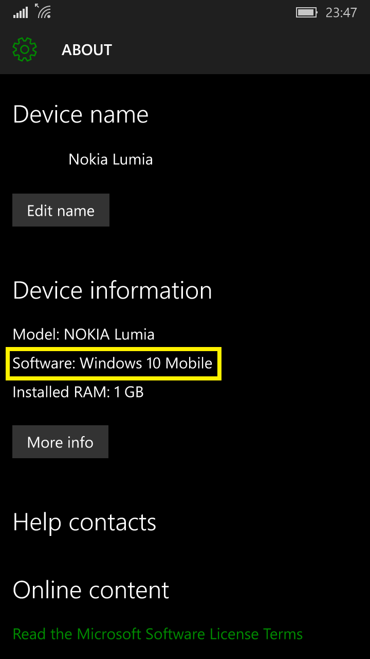 Windows 10 Mobile Zyrtarizohet
