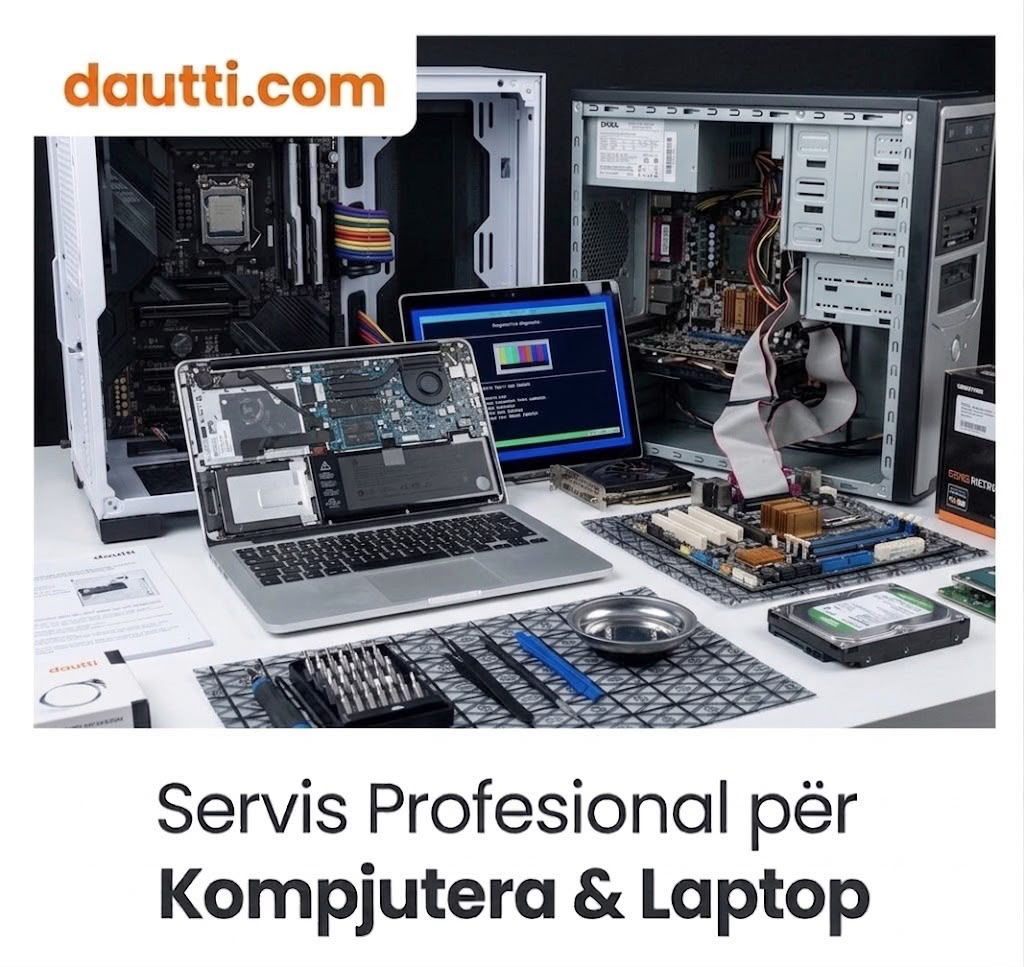 Shërbime Profesionale për Servisimin e Kompjuterëve, Laptopëve dhe Serverëve